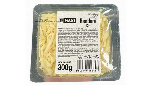 Rendani sir Maxi 300g Maxi