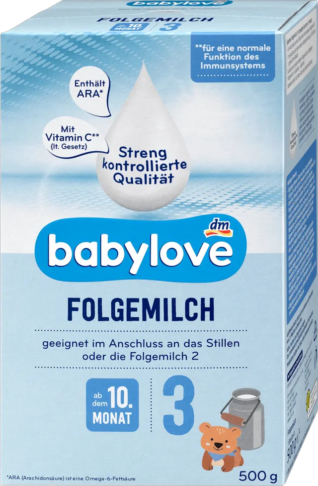 babylove zam. mleko 3 od 10.meseca 500g babylove