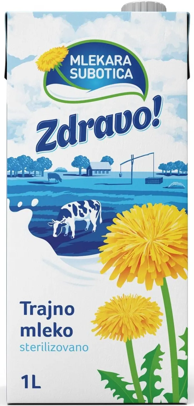 MLEKO ZDRAVO UHT 2,8% 1L ZDRAVO