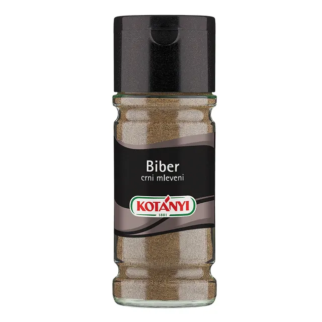 Biber crni mleveni staklo 50g/100ml Kotanyi