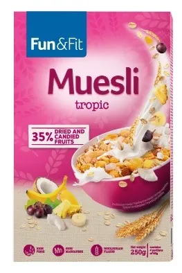 MUSLI FUN&FIT TROPIK 250G