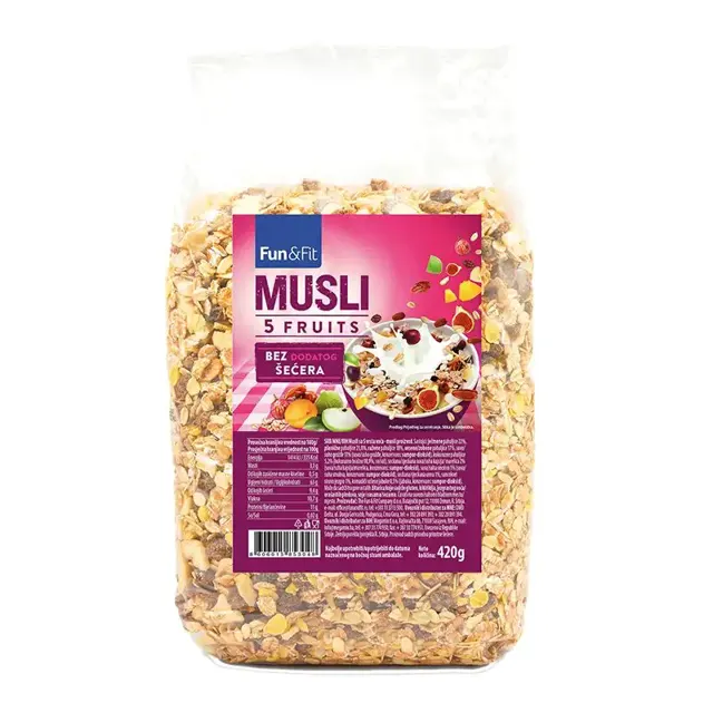 musli sa 5 vrsta voca 420g florida mercata Fun&fit