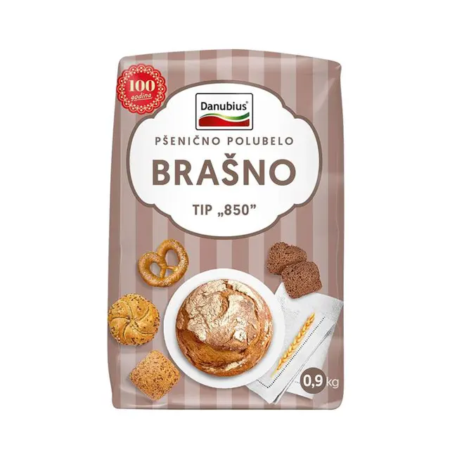 Psenicno brasno T-850 Danubius 900g Danubius