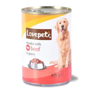 Hrana za pse goved.lim Love Pet 415g