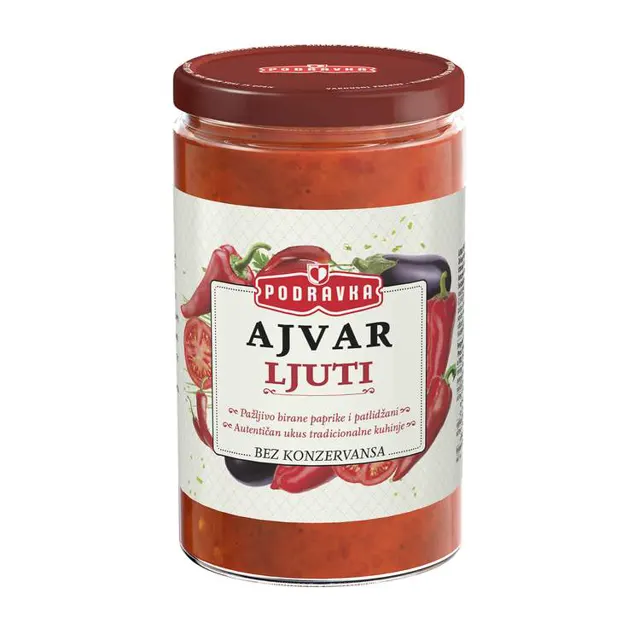 AJVAR LJUTI VORI 690gr PODRAVKA PODRAVKA