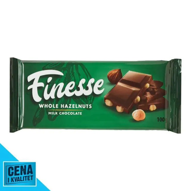 ČOKOLADA ML CELI LEŠNIK 100G FINESS FINESSE