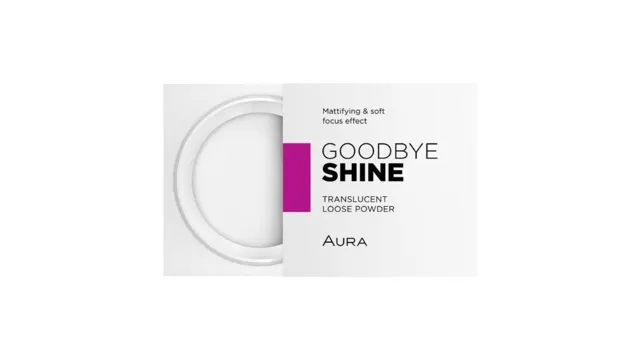 AURA GOODBYE SHINE puder u prahu AURA