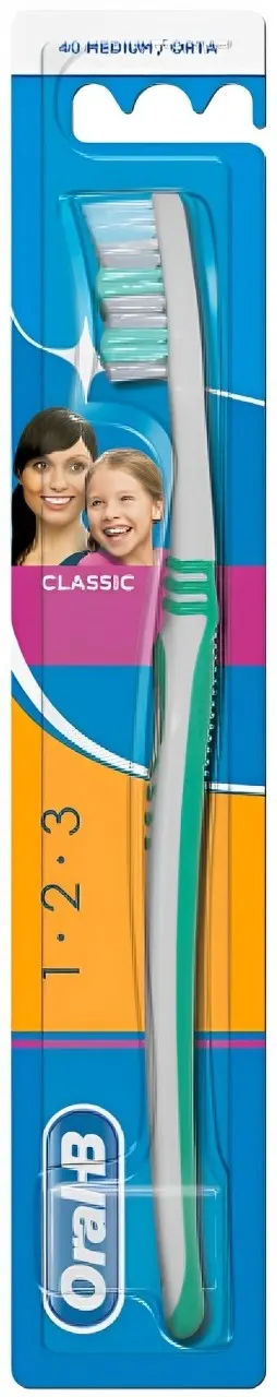 ZUBNA ČETKICA ORALB CLASSIC 40 MED BCD CEE P&G ORALNA HIGIJENA