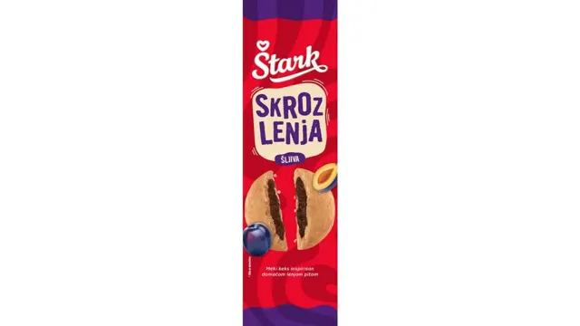 Keks Skroz Lenja sljiva Stark 135g Stark