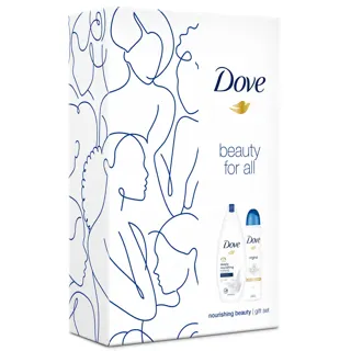 SET DOVE W DEO ORIGINAL 150ML + SG DEEPLY NOURIS