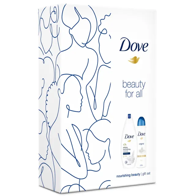 SET DOVE W DEO ORIGINAL 150ML + SG DEEPLY NOURIS DOVE