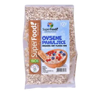 OVSENE PAHULJICE BEZ GLUTENA 200 GR ORGANIC SUPERFOOD