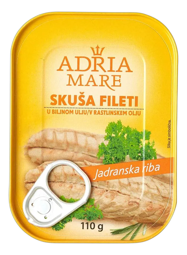 SKUŠA FIL BILJ ULJE 110G ADRIA MARE ADRIA MARE