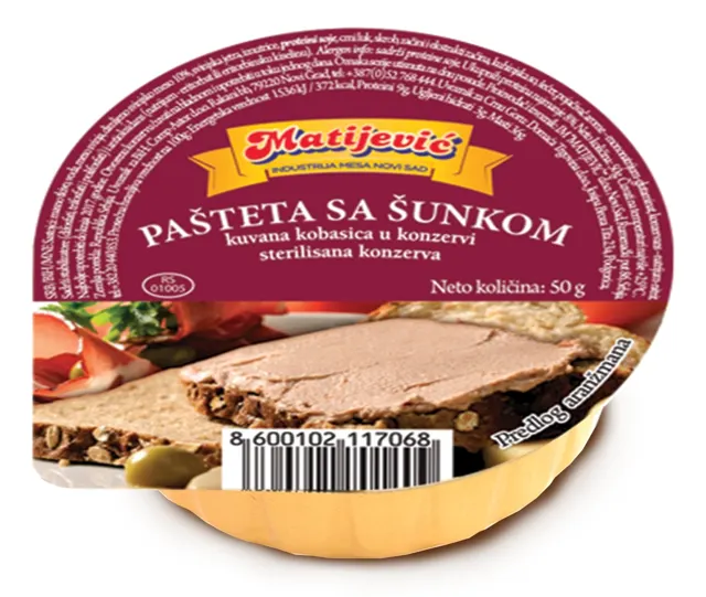 PASTETA SA SUNKOM 50GR