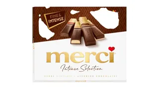 Bombonjera tamna Merci 250g