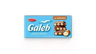 COKOLADA GALEB MLECNA SA LESNIKOM 200gr PIONIR