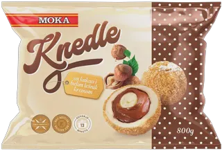 SMRZNUTE KNEDLE SA KAKAOM I BELIM KREMOM 800G MOKA