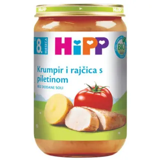 HIPP KROMPIR I PARADAJZ SA PILETINOM 220GR