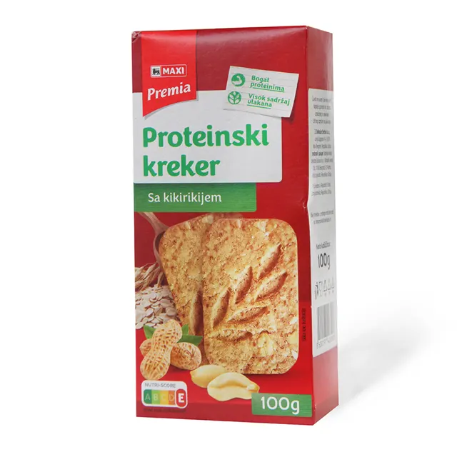 Kreker proteinski kikiriki Maxi 100g Maxi