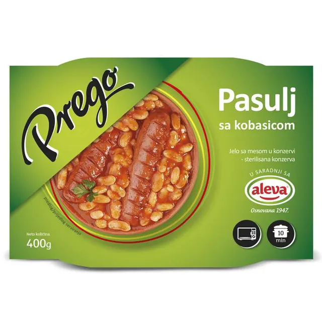 G.J.PREGO PASULJ KOBASICA 400gr NEOPLANTA NEOPLANTA