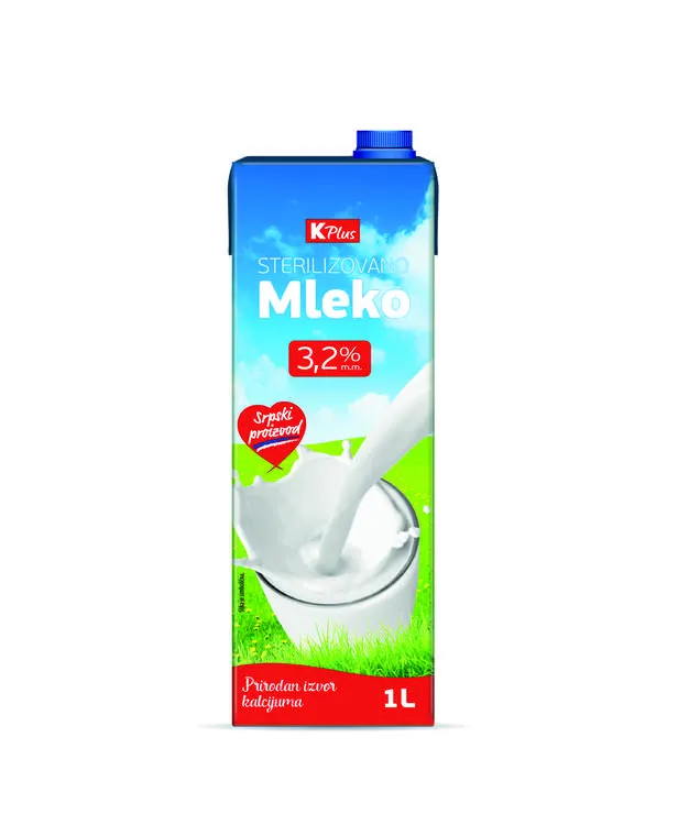 MLEKO UHT 3.2%MM 1L K PLUS K PLUS
