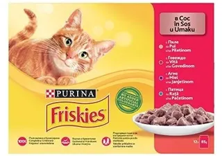 HRANA ZA MAČKE FRISKIES MESO12X85G