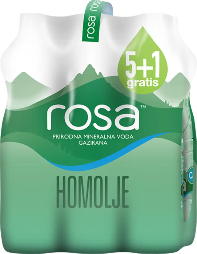 VODA GAZIRANA ROSA 1.5L 5+1 ROSA