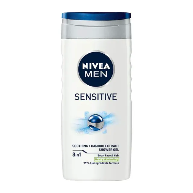 Gel za tus.Nivea Men Sensitive 250ml Nivea