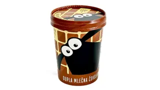 Sl.dupla mlecna cokol.Crna ovca 300g
