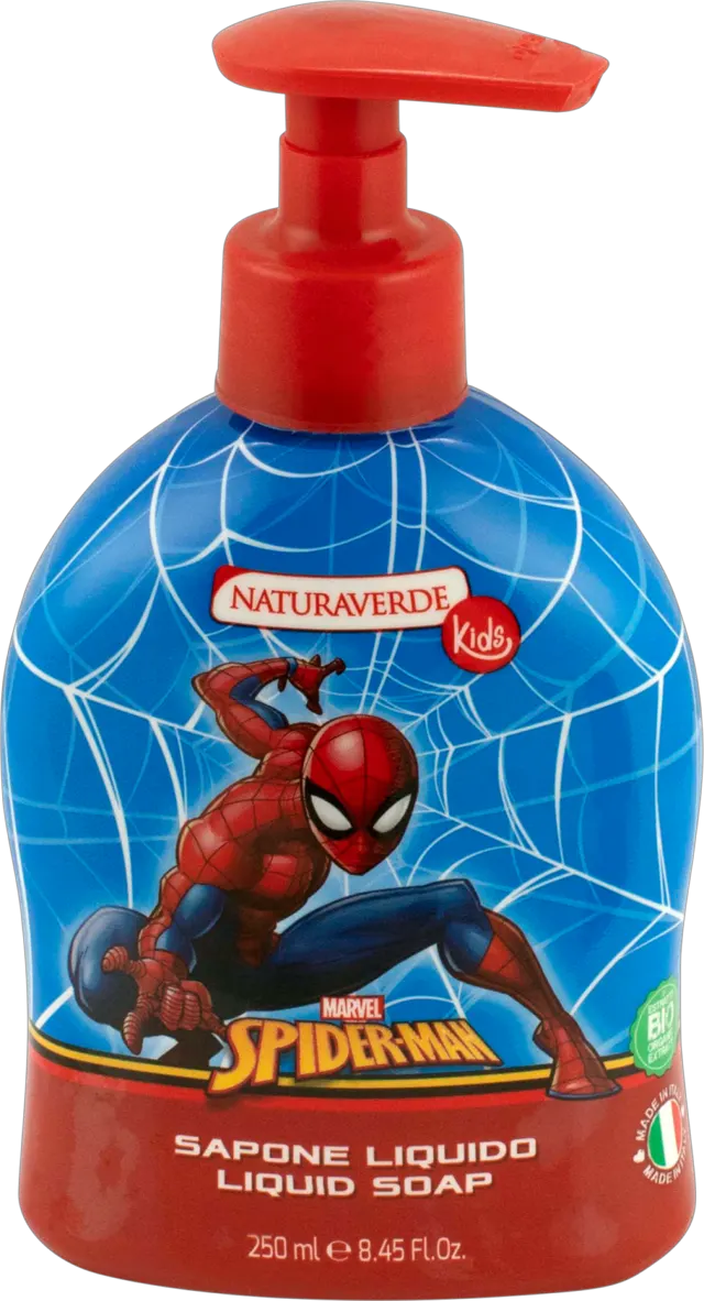 Spiderman dečiji tečni sapun 250ml NATURAVERDE KIDS