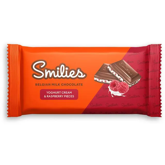 Cokolada jogurt i malina Smilies 98g Smilies
