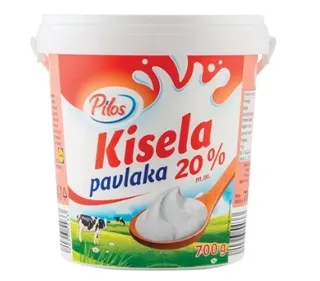 Kisela pavlaka 20% MK6 700g