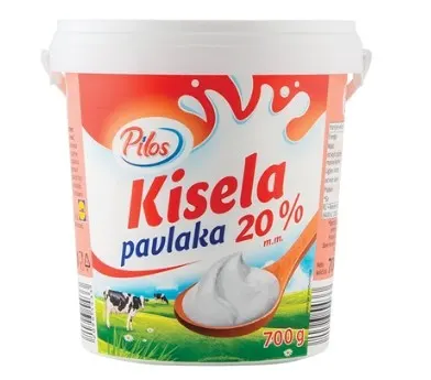 Kisela pavlaka 20% MK6 700g Pilos