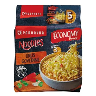 GOVEDJI NOODLES 375gr PODRAVKA