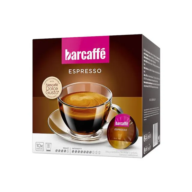 Kapsule Perfetto espresso Barcaffe 70g Barcaffe