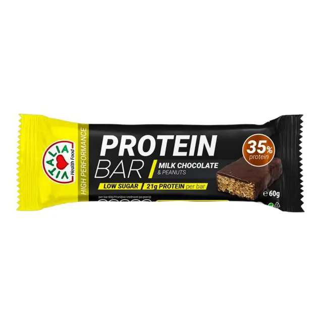 BAR PROTEINSKI KIKIRIKI MLEČNA ČOKOLADA 60GR VITALI VITALIA