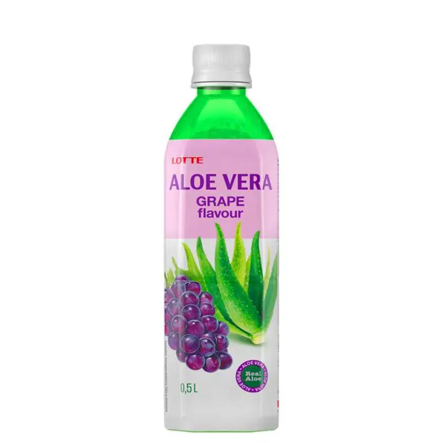 SOK ALOE VERA GRAPE PET 500ML LOTTE LOTTE