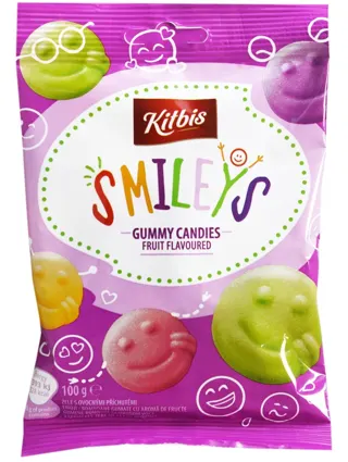 Bombone gumene Smileys Kitbis 100g