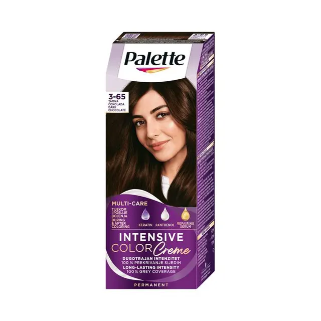 Farba/kosu Palette ICC W2 dark chocolate 50 ml Palette