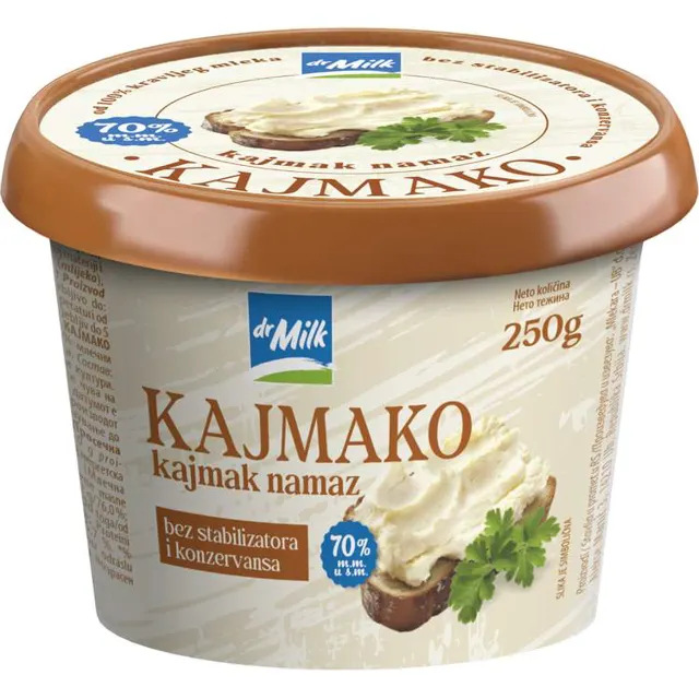 Mlecni namaz Dr Milk Kajmako 70%mm 250g Dr.Milk