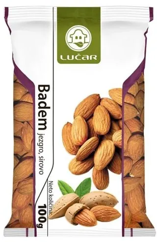 Lučar badem jezgro sirovo 100g