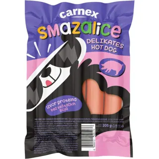 VIRSLE SMAZALICE DELIKATES HOT DOG 205gr CARNEX