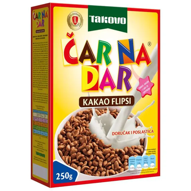 Flipsi Takovo Car na dar kakao 250g Takovo