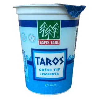 JOGURT GRCKI 0.9%mm 380GR ZAPIS TARE
