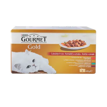 Hrana-macke pil.srce-jetr.Gourment 4x85g Gourmet