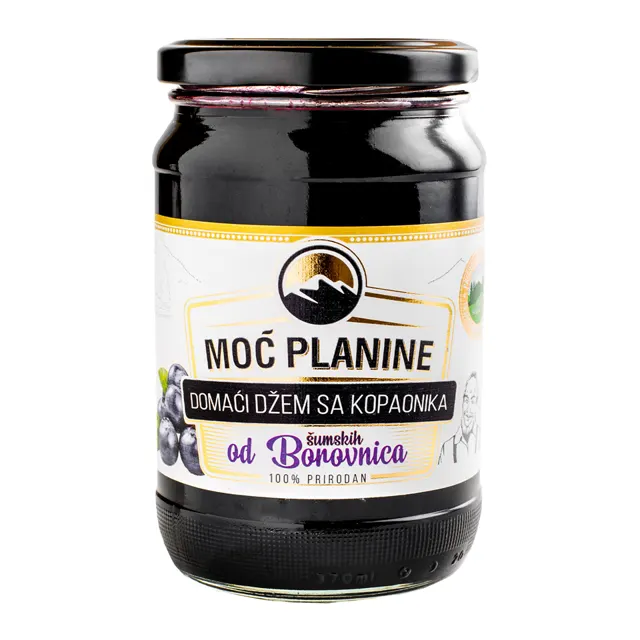 Dzem dom.div.borovnica Moc planine 420g MOĆ PLANINE
