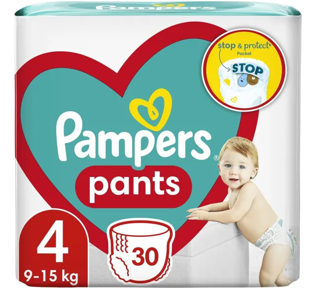 PELENE PAMPERS PANTS VP 4 MAXI 9-15KG 30/1 PAMPERS
