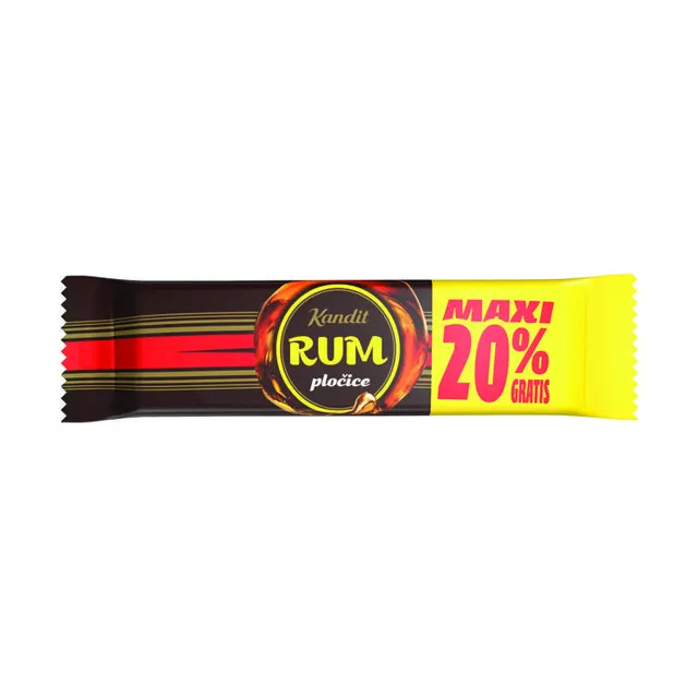 Rum plocica Kandit 45g+20gratis Kandit