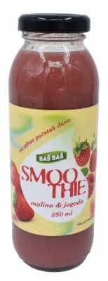 SOK SMOOTHIE MALINA I JAGODA BAŠ BAŠ 250ML BAS BAS