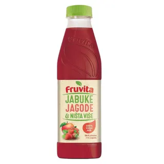 SOK JABUKE JAGODE&NISTA VISE 0.8l FRUVITA